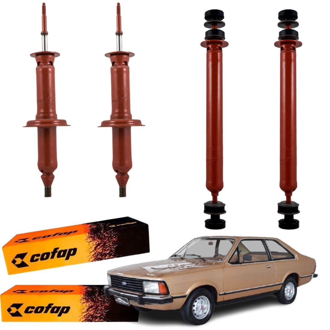 Amortecedor Dianteiro e Traseiro Cofap Ford Belina e Corcel 1978 a 1981