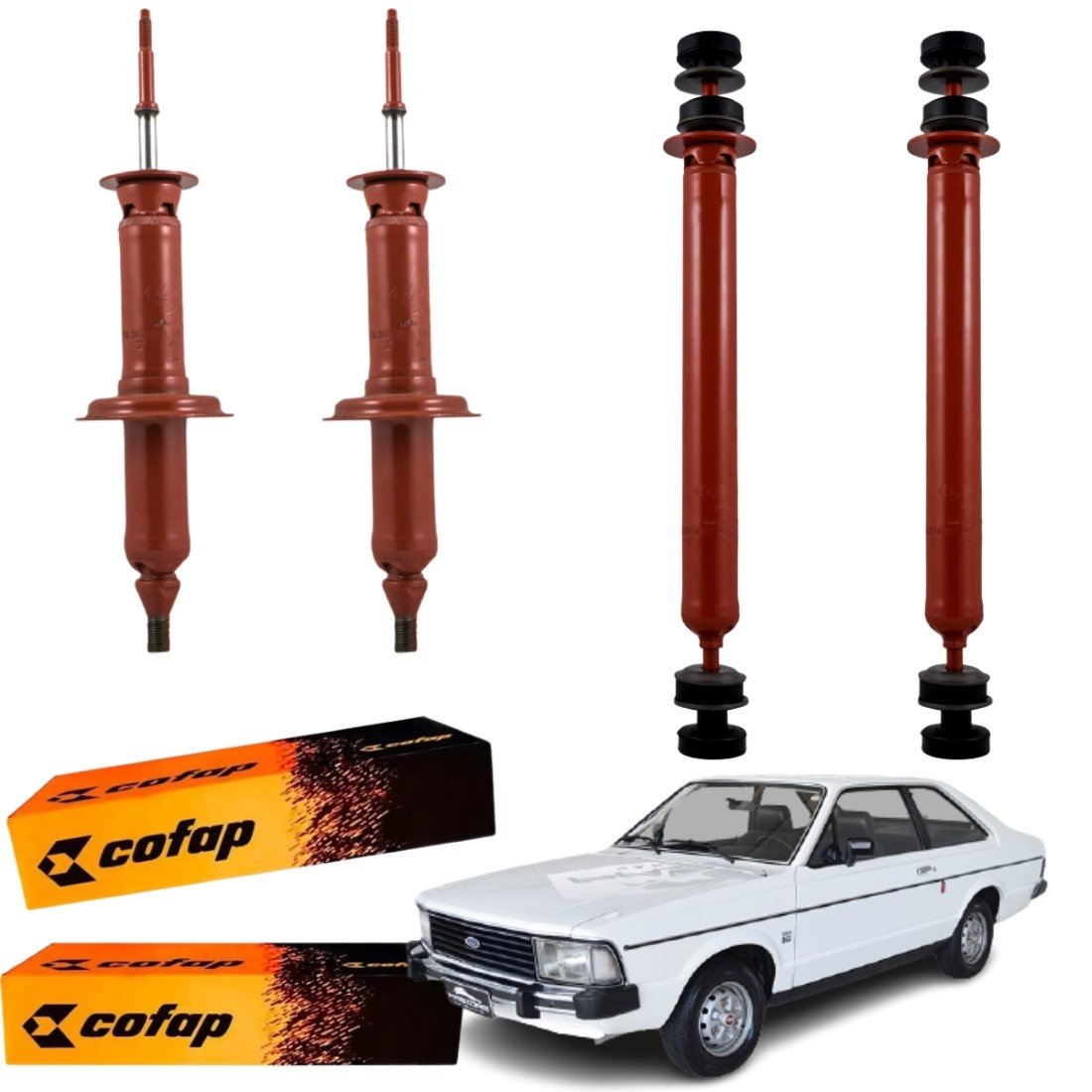 Amortecedor Dianteiro e Traseiro Cofap Ford Belina e Corcel 1978 a 1981