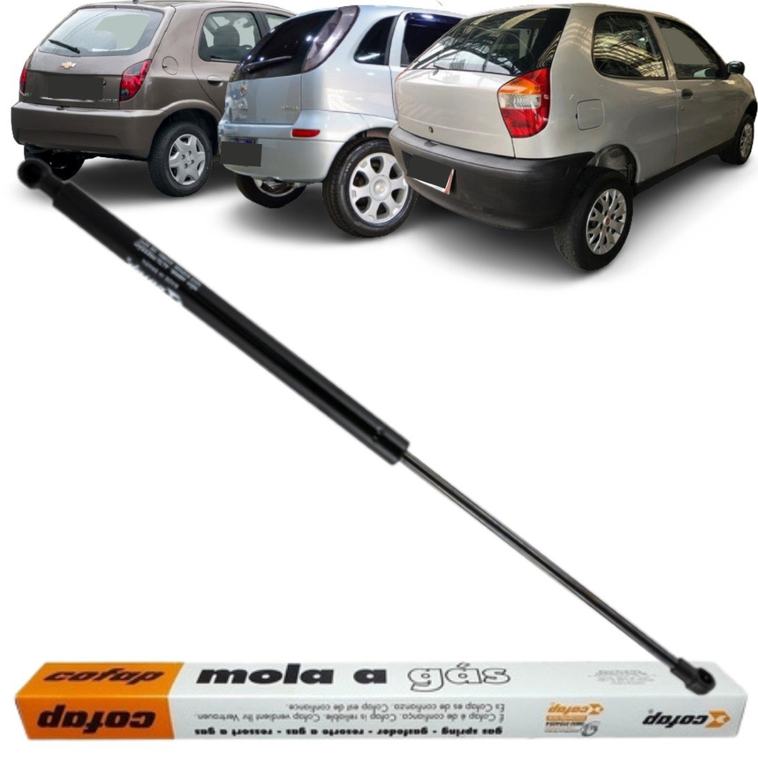 Amortecedor Mola Gás Tampa Traseira Cofap Chevrolet Celta Corsa Hatch Fiat Palio