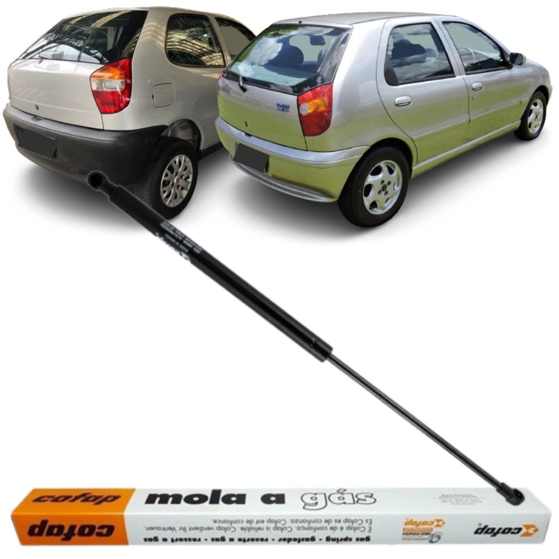Amortecedor Mola Gás Tampa Traseira Cofap Chevrolet Celta Corsa Hatch Fiat Palio
