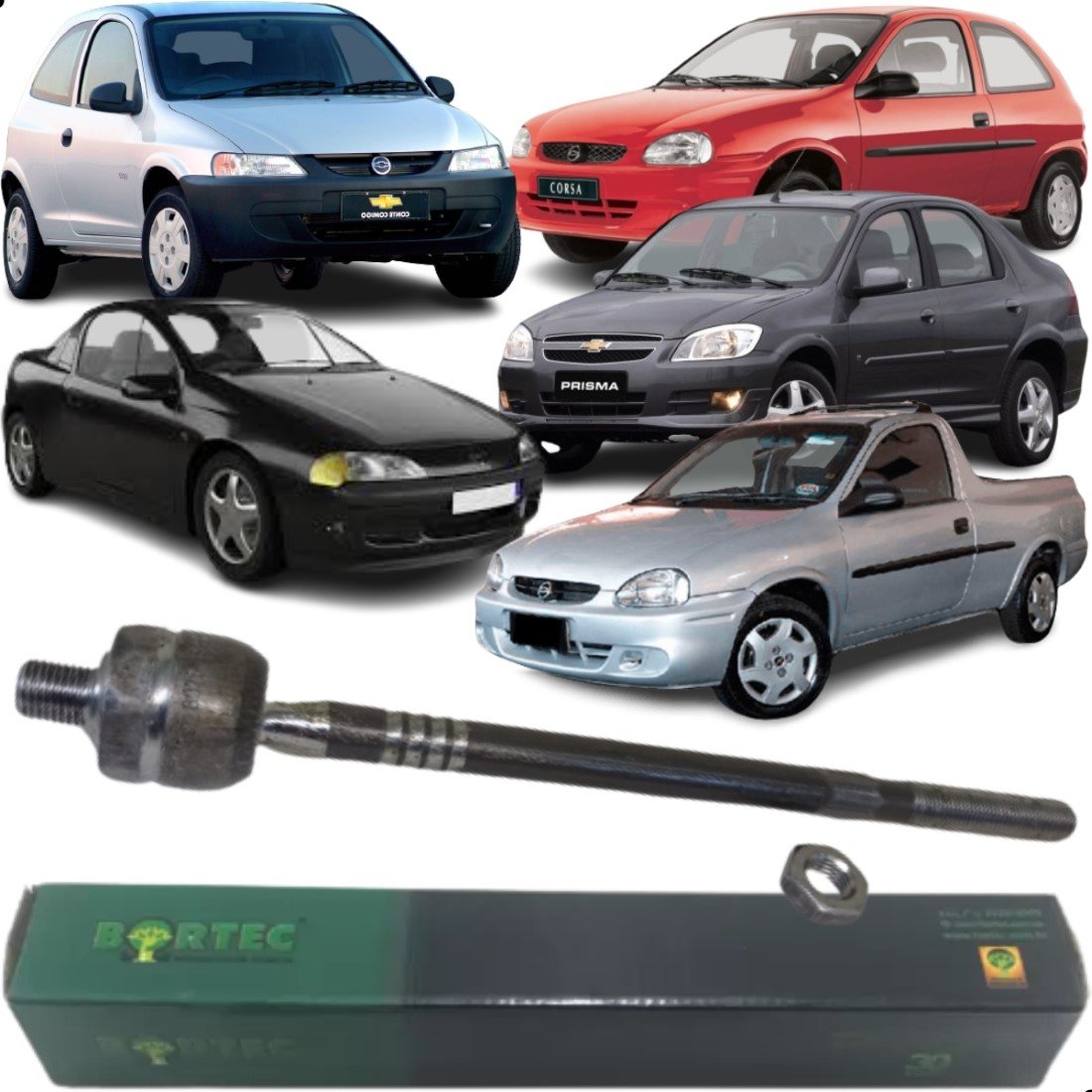 Barra Axial Bortec Chevrolet Celta Corsa Prisma Tigra 94/15
