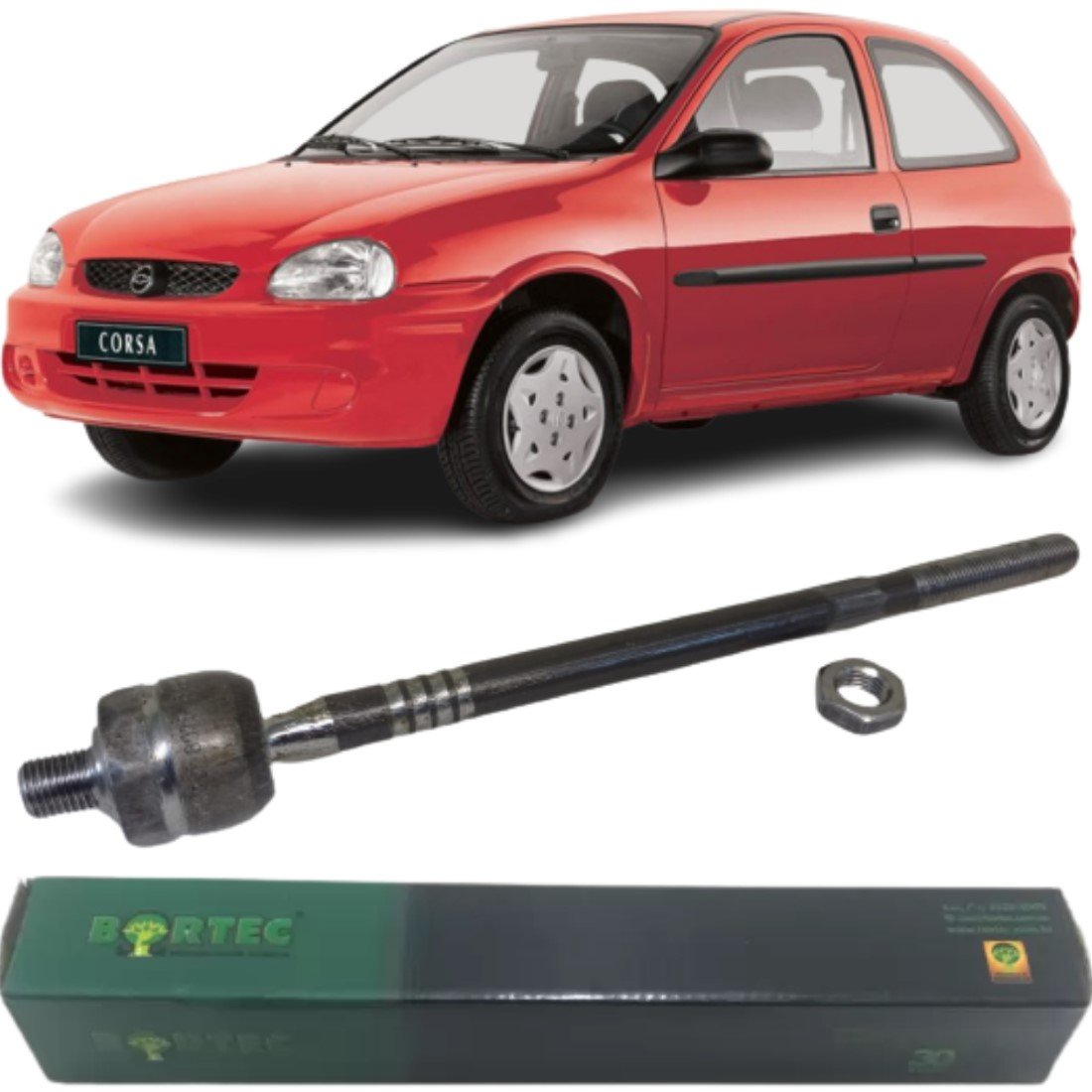 Barra Axial Bortec Chevrolet Celta Corsa Prisma Tigra 94/15