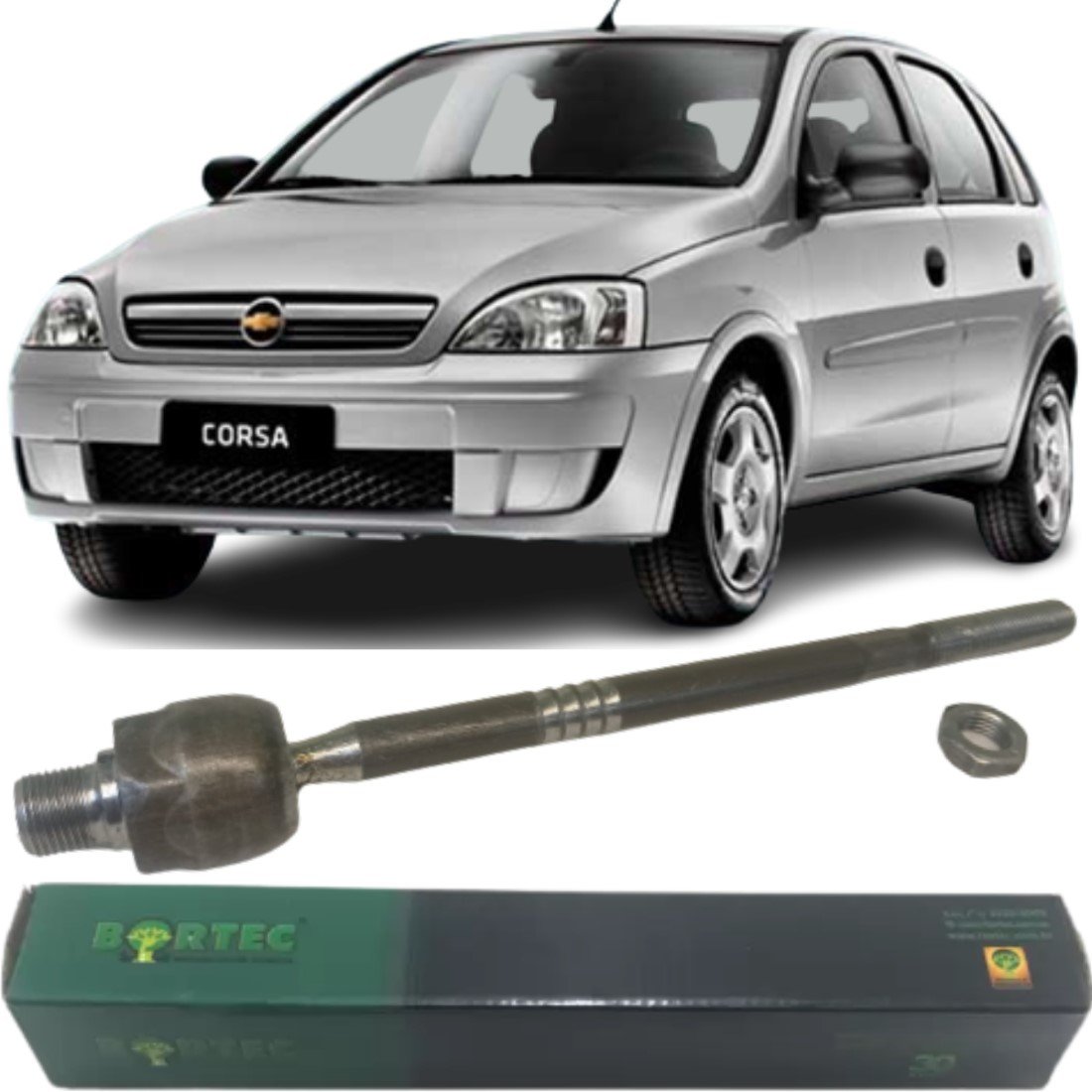 Barra Axial Bortec Gm Montana Meriva Corsa 2002 A 2012