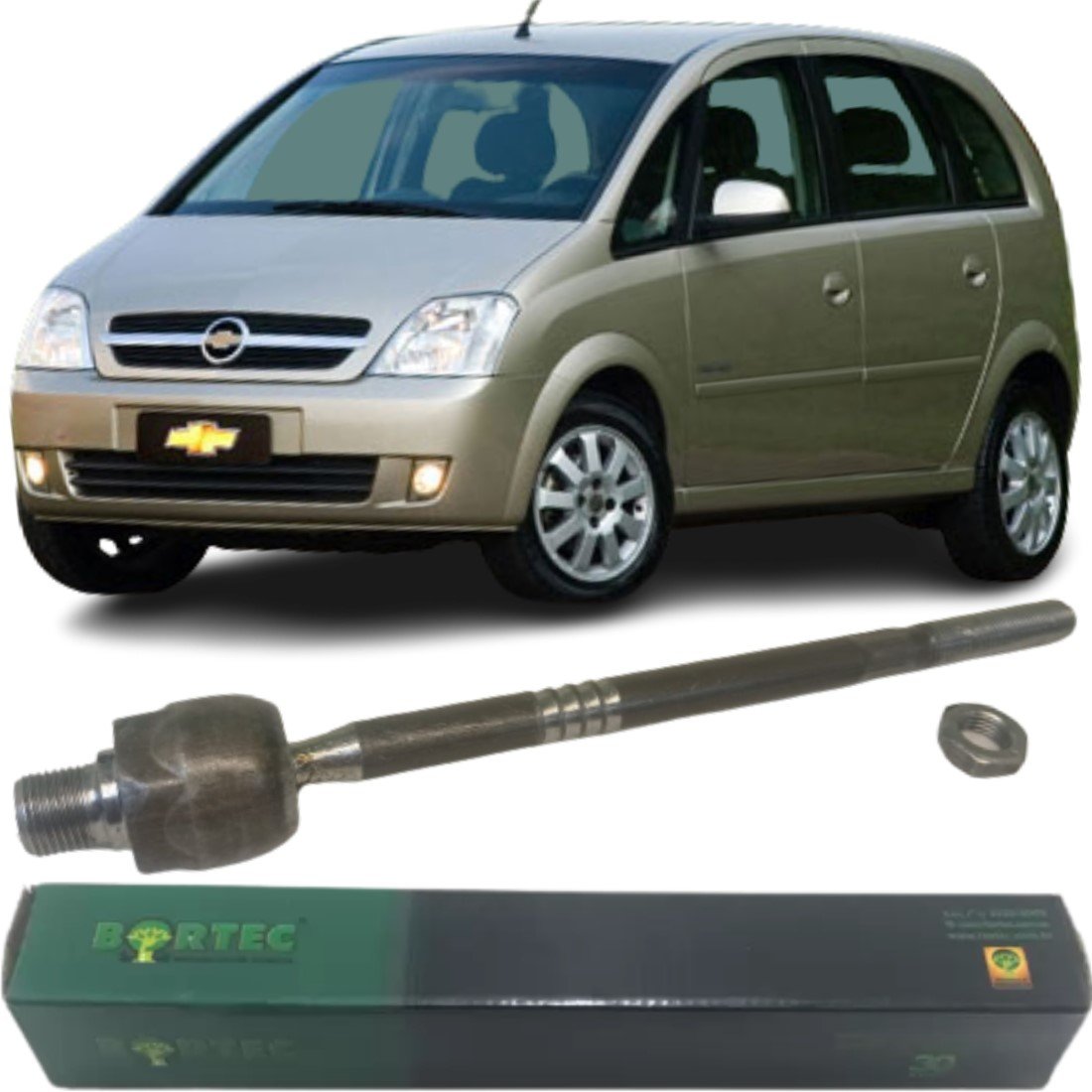 Barra Axial Bortec Gm Montana Meriva Corsa 2002 A 2012
