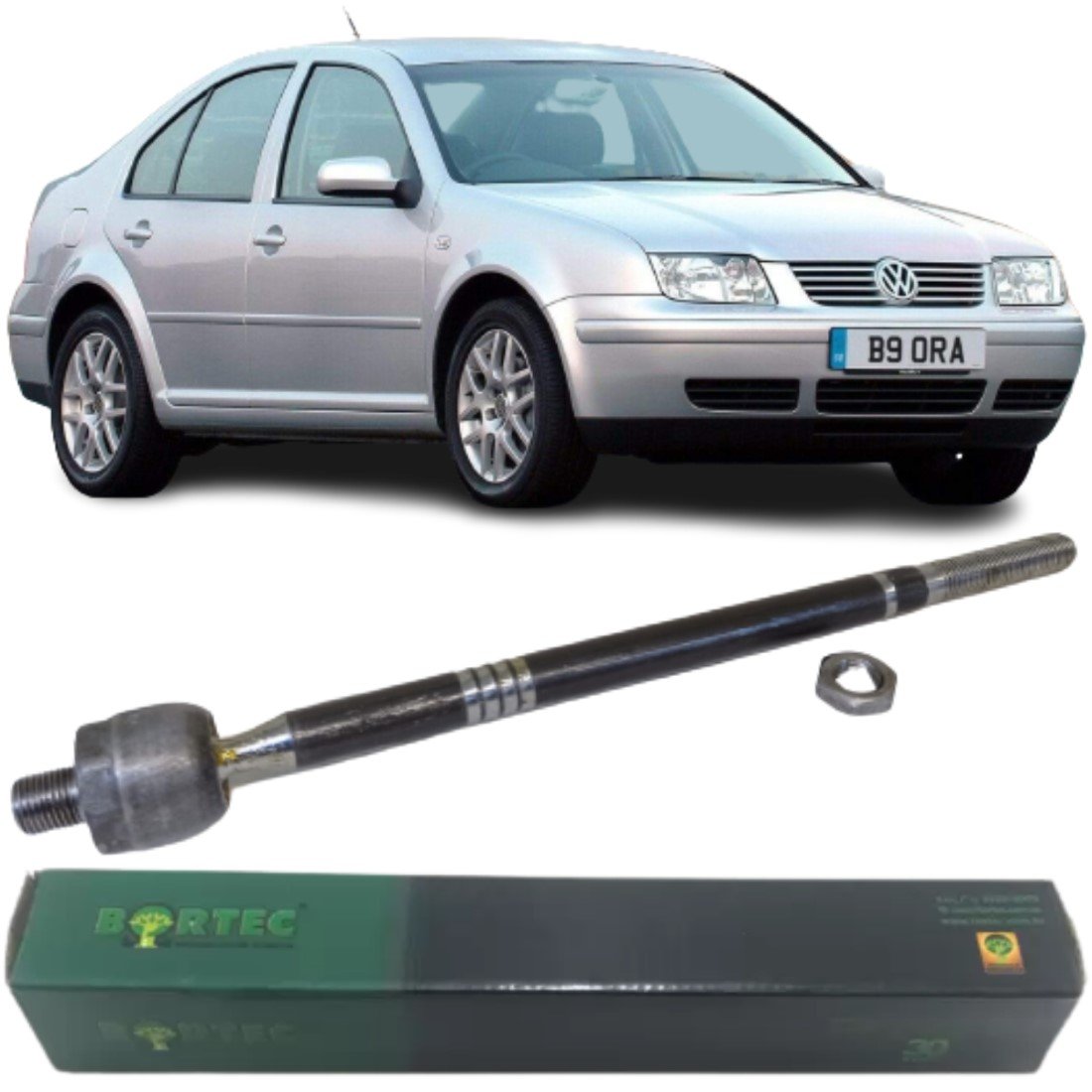 Barra Axial Marca Bortec Vw Golf Bora New Beetle E Audi A3