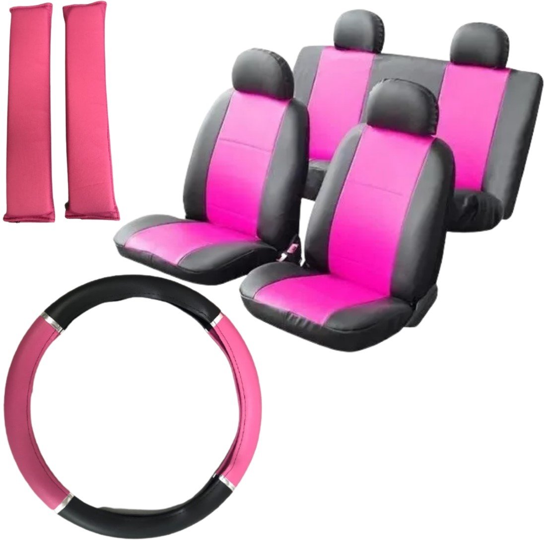 CAPA BANCO 4 CABECEIRAS - KIT COLOR PINK ROSA