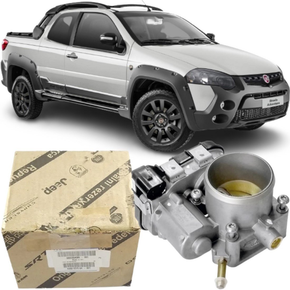 Corpo Borboleta Tbi Fiat Jeep Motor E-torq 1.8 16v 1.6 16v