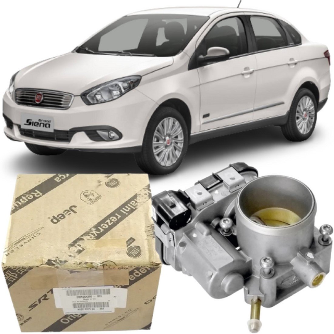 Corpo Borboleta Tbi Fiat Jeep Motor E-torq 1.8 16v 1.6 16v