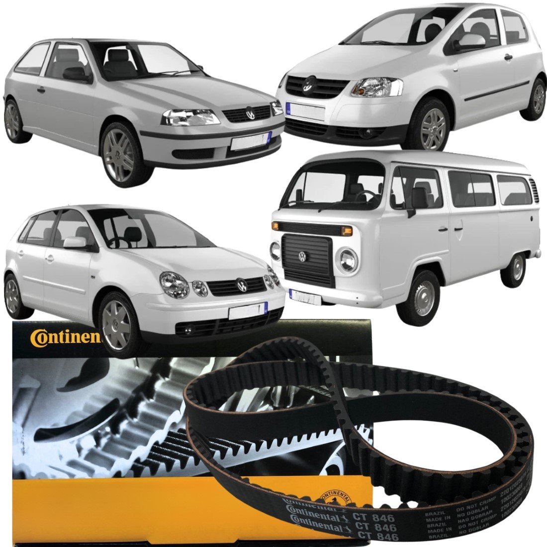 Correia Dentada Contitech Para Volkwagen Motor Ea111