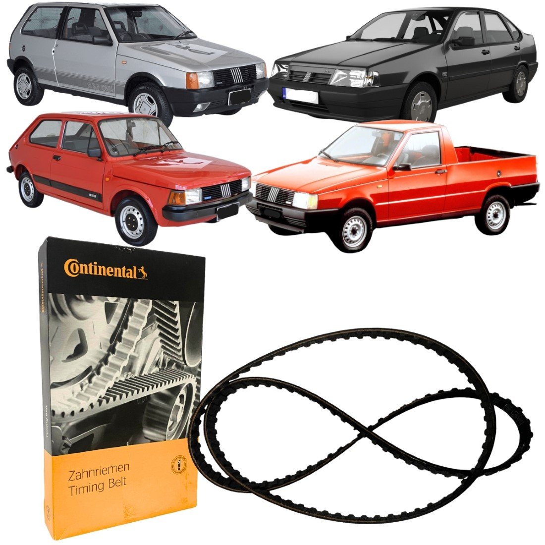 Correia Dentada Original Contitech Fiat 147 Elba Fiorino Uno