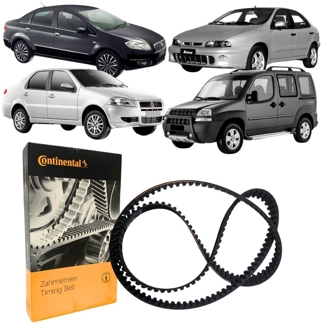 Correia Dentada Original Contitech Para Fiat Brava Doblo
