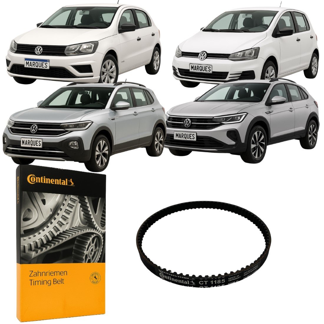 Correia Dentada Original Contitech Para Volkswagen Fox Gol