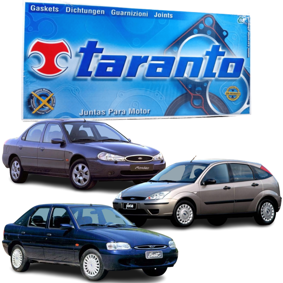 Jogo Junta Completo Motor Taranto Ford Escort Focus Mondeo 1.8 16v