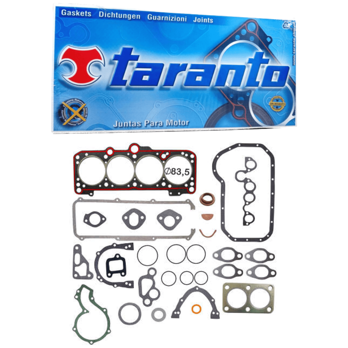 Jogo Junta Motor Completo Taranto Escort Royale Verona Gol Logus Pointer 2.0 8v