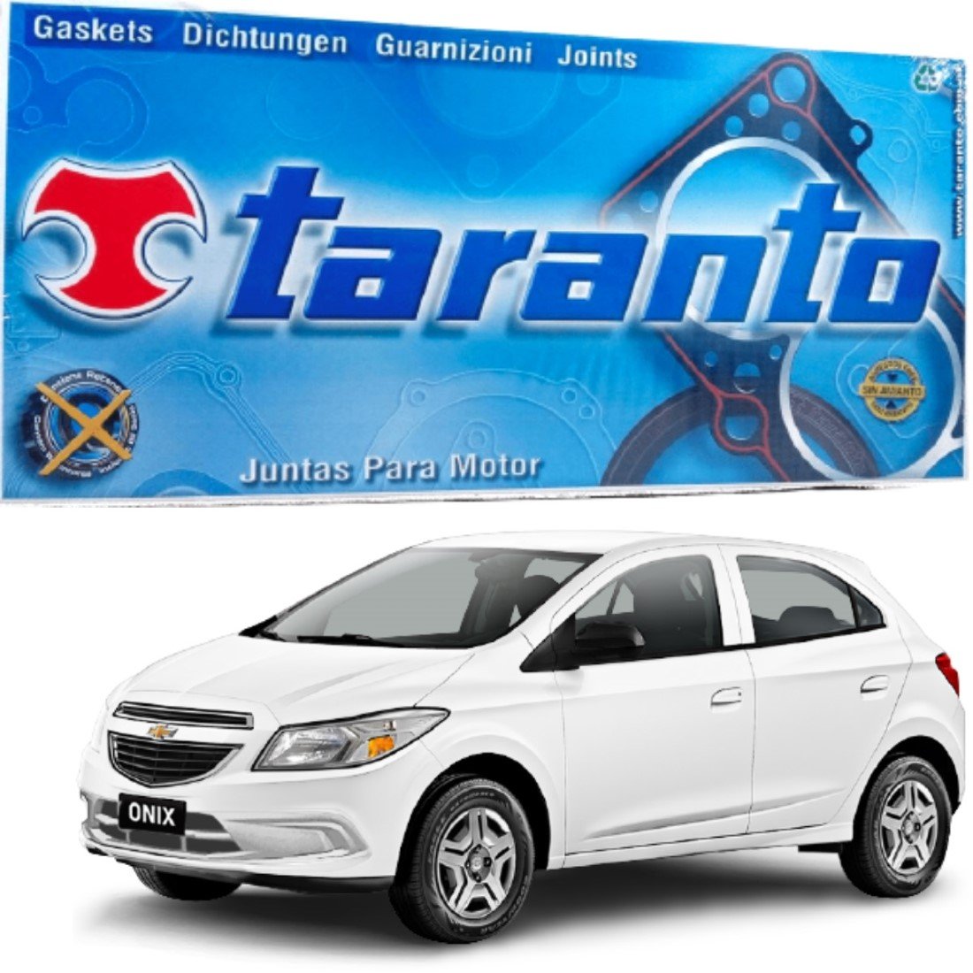 Jogo Junta Motor Completo Taranto Chevrolet Onix Prisma 1.4 2013 a 2019 -  Marques Auto Peças