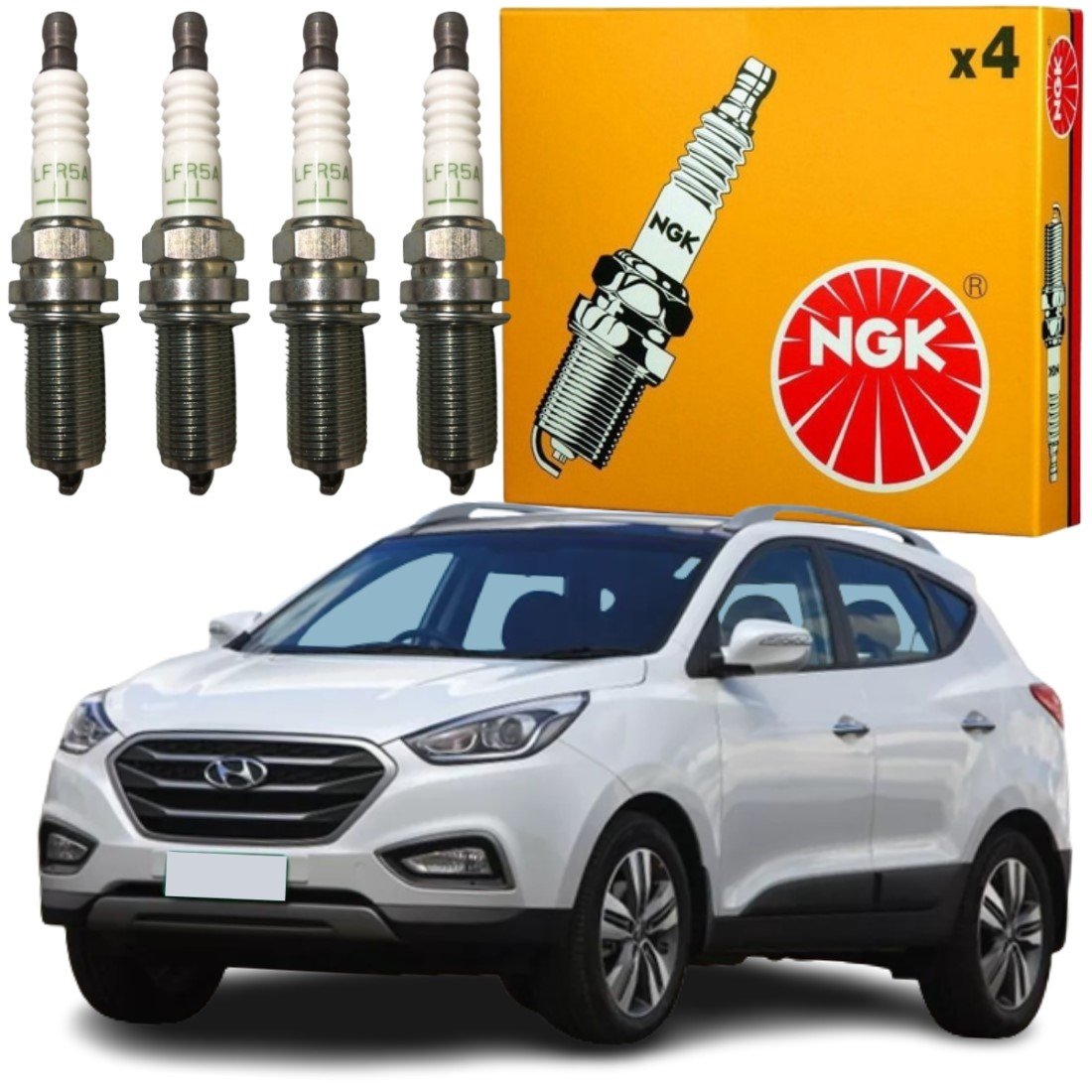 Jogo Vela Ignição original NGK Ix35 Sonata Sorento Sportage X-trail