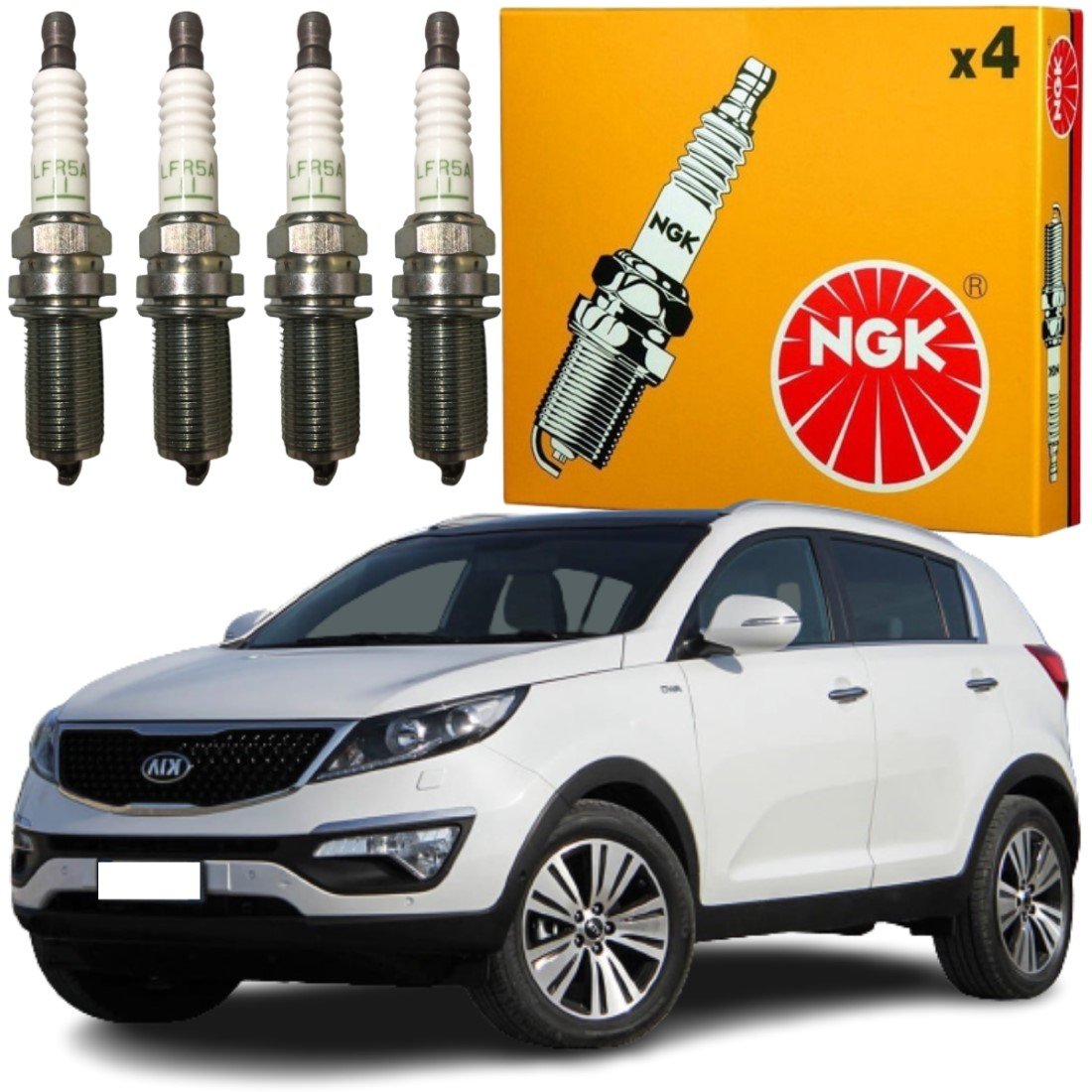 Jogo Vela Ignição original NGK Ix35 Sonata Sorento Sportage X