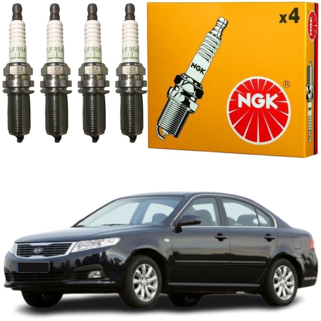 Jogo Vela Ignição original NGK Ix35 Sonata Sorento Sportage X