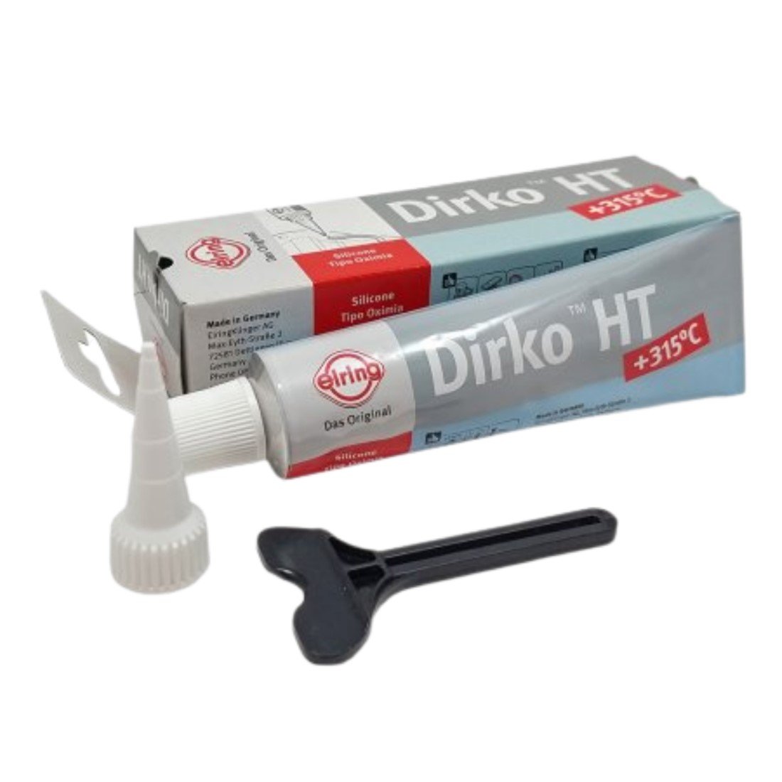 Kit 12 Silicone Junta Líquida Cola Alta Temp Elring Dirko Ht