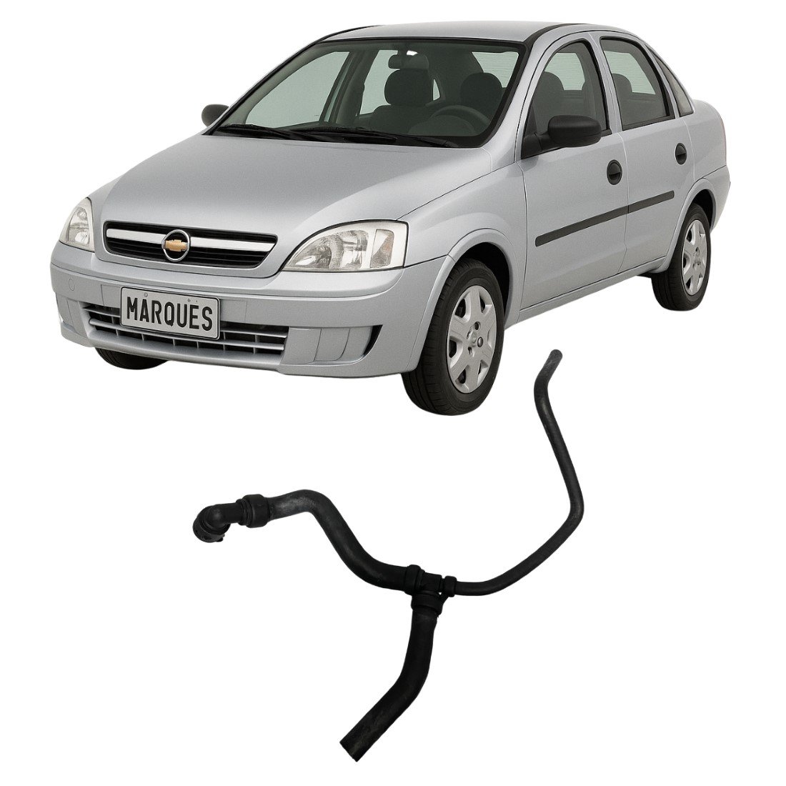 Mangueira Do Aquecedor (entrada) Jahu Para Corsa 2006 A 2012