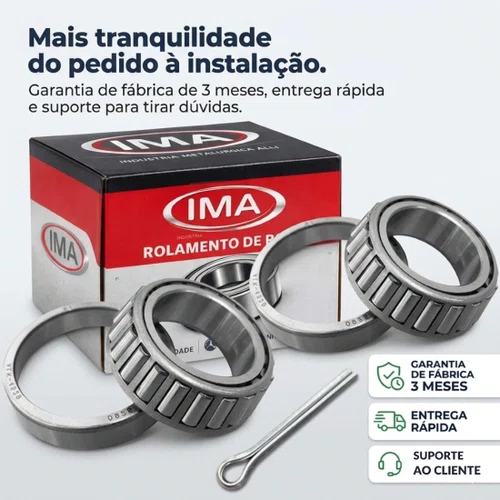 02 Kit Rolamento Traseiro Parati Saveiro Gol G1 G2 G3 G4