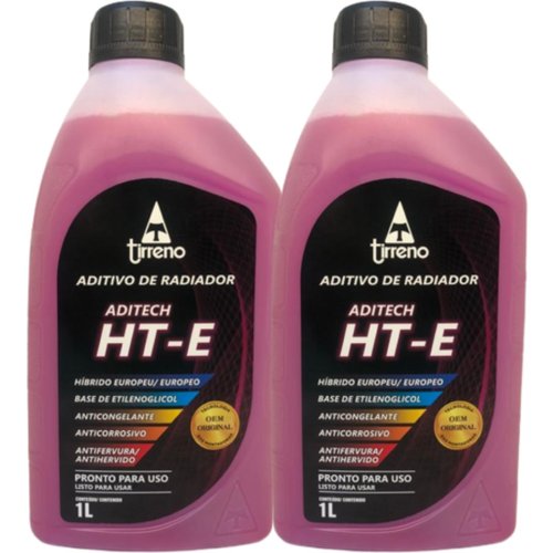 02l Aditivo Radiador Tirreno Ht-e Pronto Uso Hibrido G12++