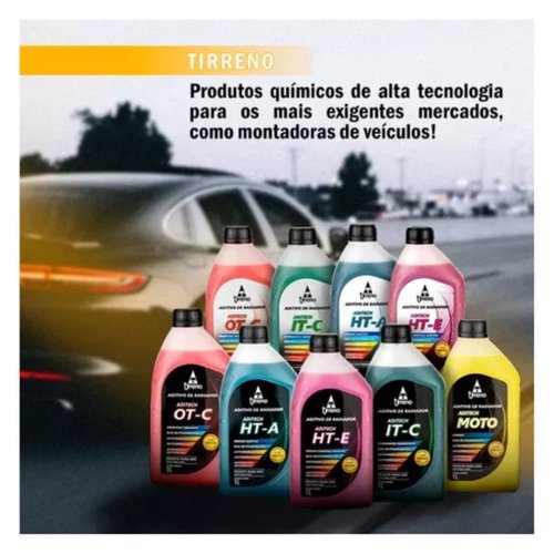 03 Aditivo Radiador Pronto Uso Ot-c Tirreno Fiat Gm Jeep Bmw