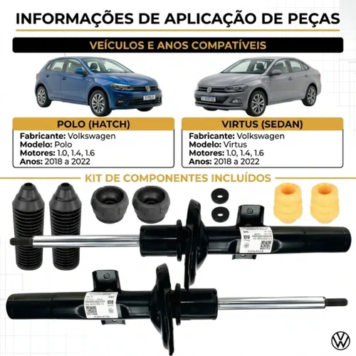 2 Porca Amortecedor Dianteiro Parati Saveiro Gol G1 G2 G3 G4
