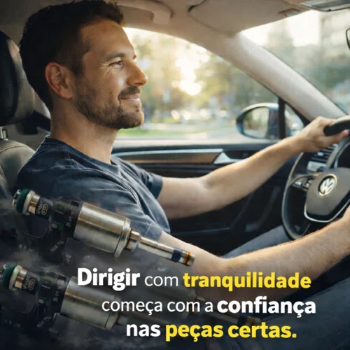 3 Bicos Injetor Para Vw T-cross Virtus Polo Up Tsi Gdi Padrão