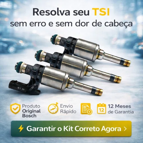 3 Bicos Injetor Para Vw T-cross Virtus Polo Up Tsi Gdi Padrão