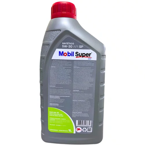 3 Litros Oleo Lubrificante Mobil Super 5w30 Sintético Api Sp