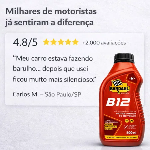 Aditivo Para Óleo De Motor Bardahl B12 500 Ml