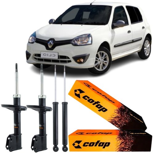 Amortecedor Dianteiro e Traseiro Renault Clio 1.0 2012 a 2016