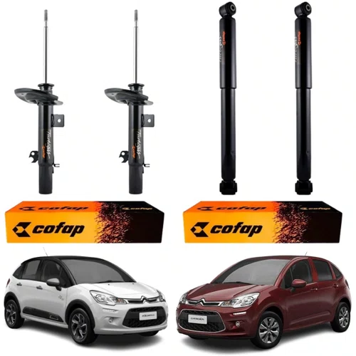 AMORTECEDOR DIANTEIRO TRASEIRO COFAP C3 2013/... CAMBIO MANUAL AMORTECEDOR DIANTEIRO TRASEIRO COFAP C3 2013/... CAMBIO MANUAL