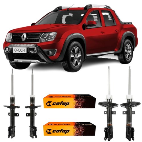 Amortecedor Dianteiro e Traseiro Cofap Renault Oroch 2015 a 2021 Manual