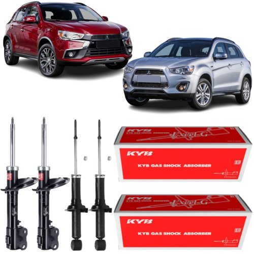 Amortecedor Dianteiro e Traseiro Kayaba Mitsubishi Asx 2.0 2011 a 2022