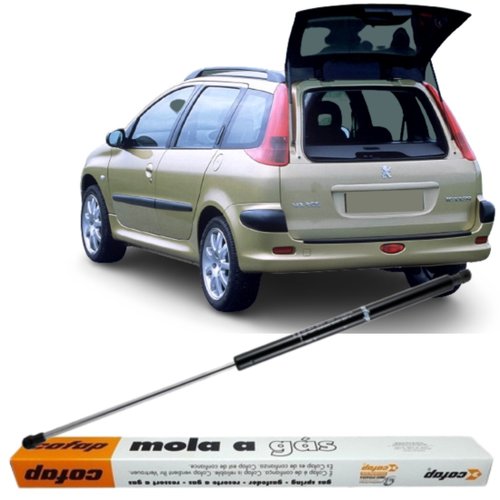 Amortecedor Mola Gás Vidro Tampa Traseira Cofap Peugeot 206 Sw 207 Sw