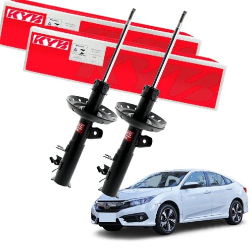 Par Amortecedor Dianteiro Kayaba Honda City Fit 1.4 1.5 2014 a 2019