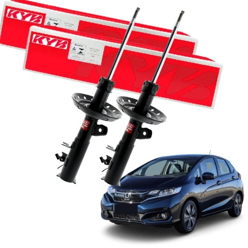 Par Amortecedor Dianteiro Kayaba Honda City Fit 1.4 1.5 2014 a 2019