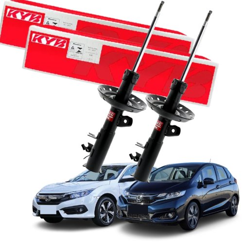 Par Amortecedor Dianteiro Kayaba Honda City Fit 1.4 1.5 2014 a 2019