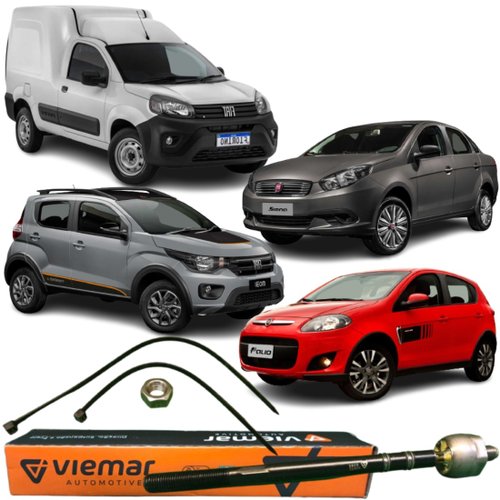 Barra articulação axial Viemar Fiat Mobi Palio Uno Fiorino motor evo