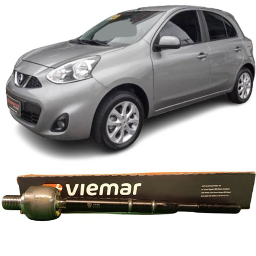 Barra Articulação Axial Viemar Para Nissan March 1.0 1.6 2014 a 2020
