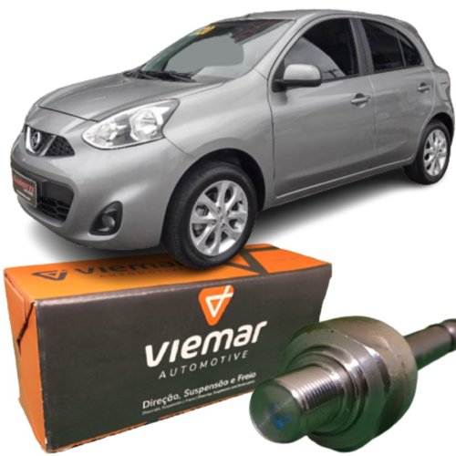 Barra Articulação Axial Viemar Para Nissan March 1.0 1.6 2014 a 2020