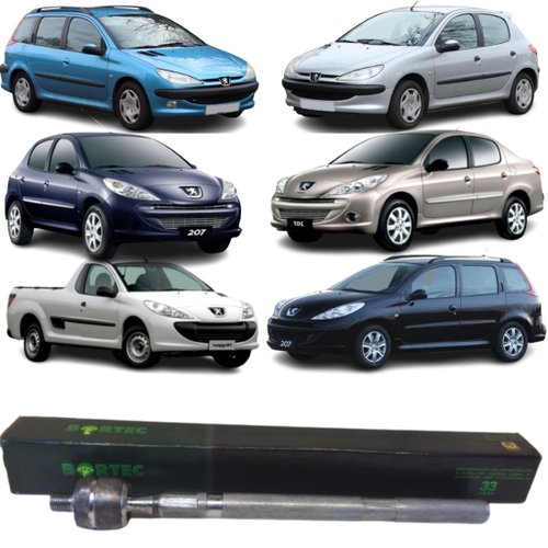 Barra Axial Bortec Para Peugeot 206 207 Hoggar 2001 A 2015
