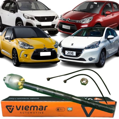 Barra Articulação Axial Viemar Citroen C3 Ds3 Peugeot 2008  208 2013 a 2023