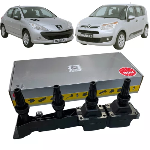 Bobina De Ignição Original Ngk Para Peugeot 207 E 307