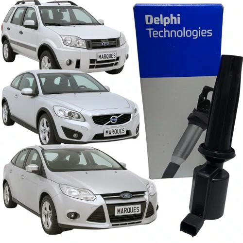 Bobina Ignição Original Delphi Para Ford Ecosport Volvo C30