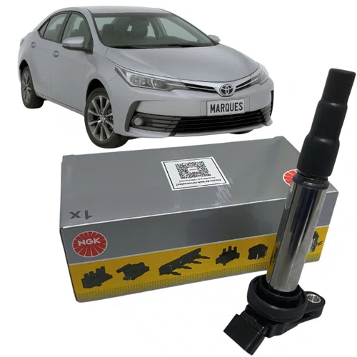 Bobina Ignição Original Ngk Para Toyota Corolla 2010 A 2019