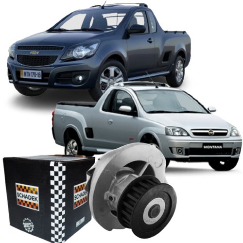 Bomba D'agua Schadek Chevrolet Agile Corsa Celta Montana Onix Prisma 1.0 1.4