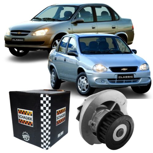 Bomba D'agua Schadek Chevrolet Agile Corsa Celta Montana Onix Prisma 1.0 1.4